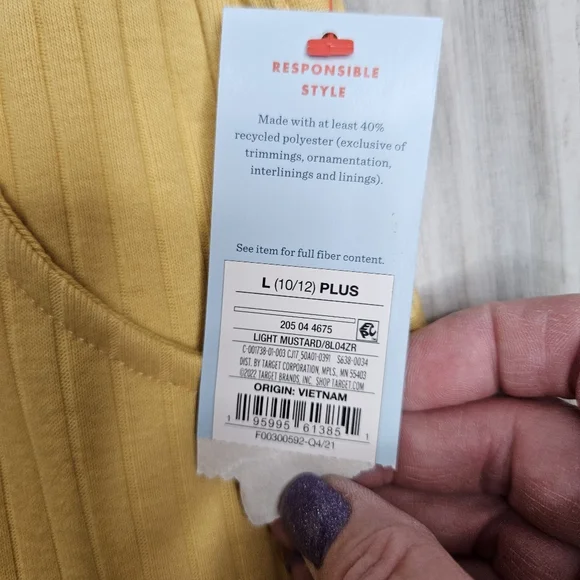 Cat & Jack Girl's Yellow Athletic Shorts Pockets Stretch NWT Girl's Large Plus - Picture 5 of 8